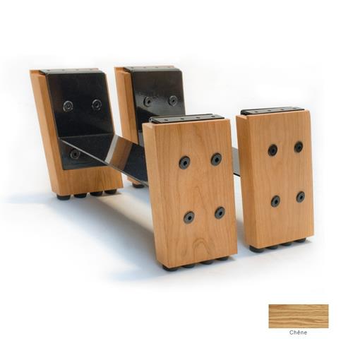 Rameur Waterrower Rehausseur Hi-Rise Chêne